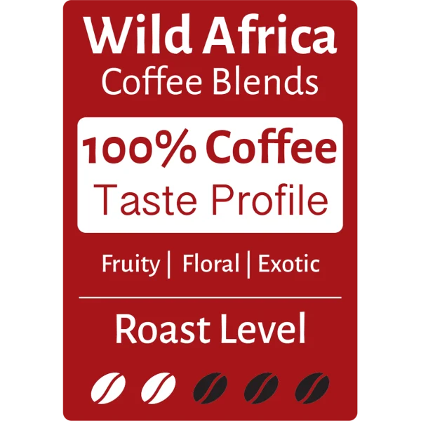 Wild Africa Coffee Beans Blend - Boutique Coffee