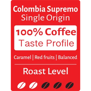 Colombia Supremo Single Origin Coffee Beans