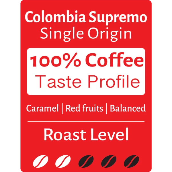 Colombia Supremo Single Origin Coffee Beans